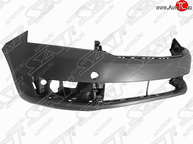 1 489 р. Передний бампер SAT Skoda Rapid NH3 дорестайлинг лифтбэк (2012-2017) (Неокрашенный)  с доставкой в г. Тольятти