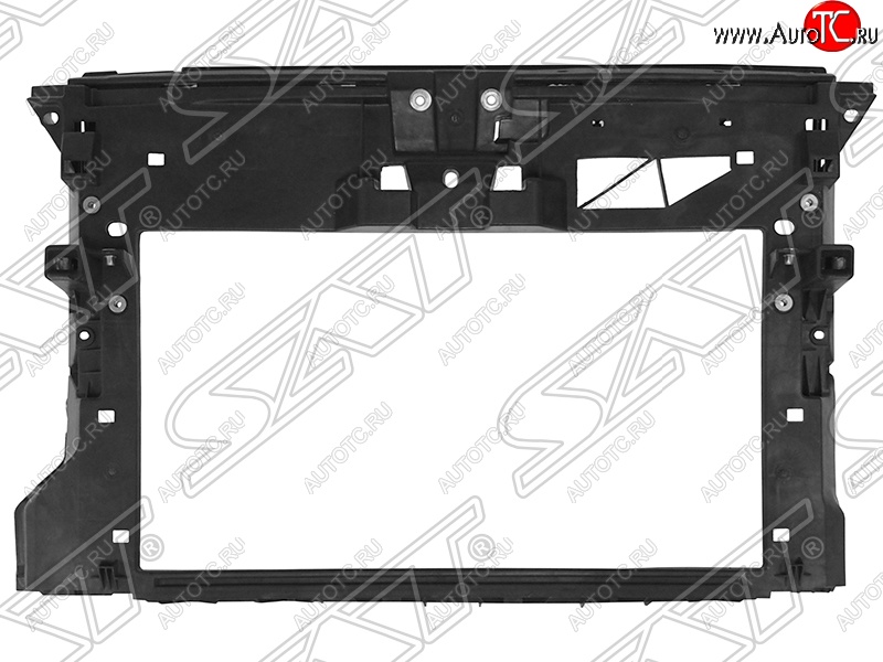 4 849 р. Рамка радиатора (телевизор) SAT Skoda Rapid NH3 дорестайлинг лифтбэк (2012-2017) (Неокрашенная)  с доставкой в г. Тольятти