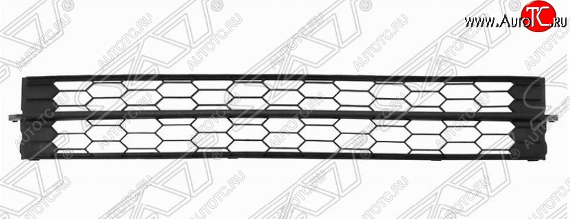739 р. Решётка в передний бампер SAT Skoda Rapid NH3 дорестайлинг лифтбэк (2012-2017)  с доставкой в г. Тольятти