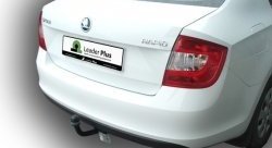 6 699 р. Фаркоп Лидер Плюс. Skoda Rapid NH3 дорестайлинг лифтбэк (2012-2017) (Без электропакета)  с доставкой в г. Тольятти. Увеличить фотографию 4