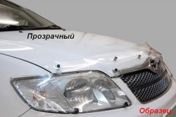 2 999 р. Дефлектор капота CA-Plastik  Skoda Superb ( B8 (3V),  B8 (3V5)) (2015-2025) лифтбэк дорестайлинг, универсал дорестайлинг, лифтбэк рестайлинг, универсал рестайлинг (Classic черный, Без надписи)  с доставкой в г. Тольятти. Увеличить фотографию 3