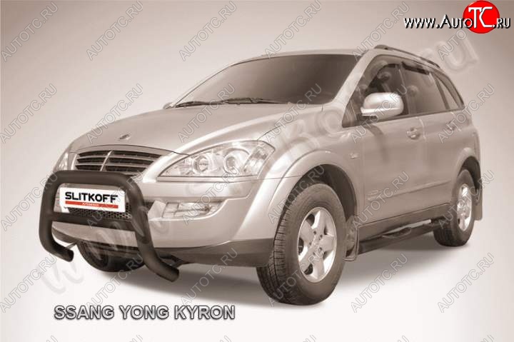 23 599 р. Кенгурятник низкий d76 SSANGYONG Kyron дорестайлинг (2005-2007) (Цвет: серебристый)  с доставкой в г. Тольятти