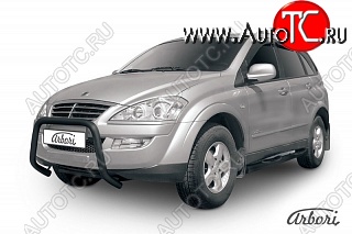 11 789 р. Защита переднего бампера Arbori SSANGYONG Kyron рестайлинг (2007-2016)  с доставкой в г. Тольятти