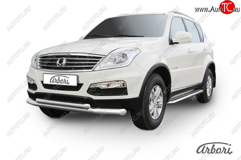 15 749 р. Обвес переднего бампера Arbori SSANGYONG Rexton Y290 (2012-2017)  с доставкой в г. Тольятти