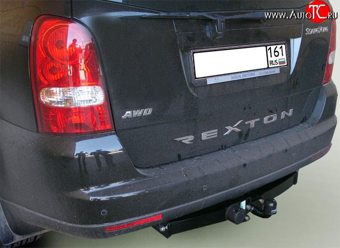 4 999 р. Фаркоп Лидер Плюс SSANGYONG Rexton Y250 (2006-2012) (Без электропакета)  с доставкой в г. Тольятти