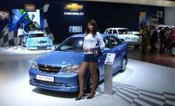 5 949 р. Накладка Street Edition на передний бампер Chevrolet Lacetti седан (2002-2013) (Неокрашенная)  с доставкой в г. Тольятти. Увеличить фотографию 3