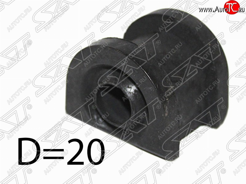 159 р. Резиновая втулка переднего стабилизатора (D=20) SAT Subaru Impreza GE седан (2007-2012)  с доставкой в г. Тольятти