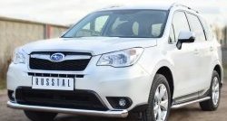 26 999 р. Широкая защита порогов SLITKOFF Subaru Forester SJ дорестайлинг (2012-2016)  с доставкой в г. Тольятти. Увеличить фотографию 5