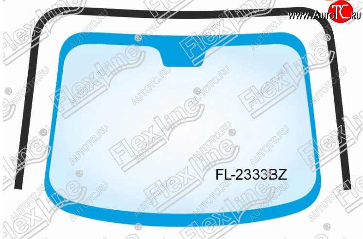 3 499 р. Молдинг лобового стекла FlexLine Subaru Forester SG рестайлинг (2005-2008)  с доставкой в г. Тольятти