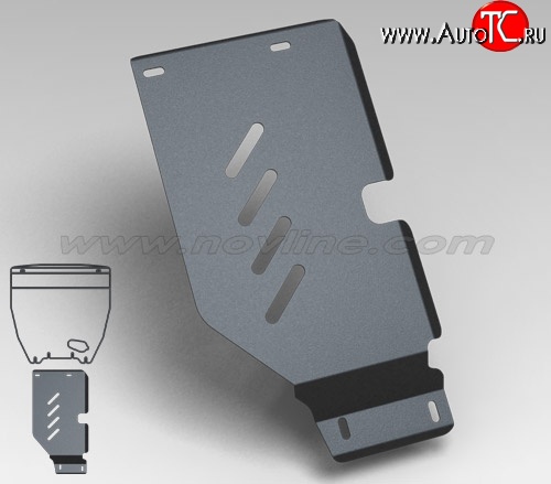3 059 р. Защита коробки передач Novline (2.0, АКПП, 3 мм) Subaru Forester SH (2008-2013)  с доставкой в г. Тольятти