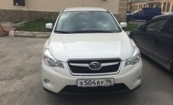 1 469 р. Сетка на бампер Russtal (черная) Subaru XV GP/G33 дорестайлинг (2012-2016)  с доставкой в г. Тольятти. Увеличить фотографию 2