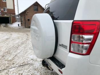 6 949 р. Пластиковый колпак запасного колеса SUZUKI (верхняя часть, 225/70/16) Suzuki Grand Vitara JT 5 дверей 2-ой рестайлинг (2012-2016) (неокрашенный)  с доставкой в г. Тольятти. Увеличить фотографию 12