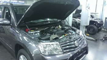 Упоры капота Russtal Suzuki Grand Vitara JT 5 дверей дорестайлинг (2005-2008)