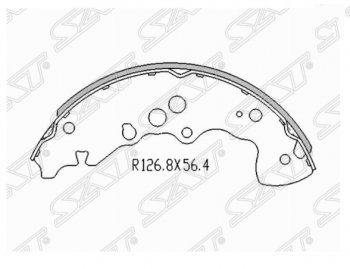 Комплект задних тормозных колодок SAT Suzuki Grand Vitara FTB03 3 двери (1997-2005)