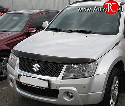 3 399 р. Дефлектор капота NovLine Suzuki Grand Vitara JT 5 дверей дорестайлинг (2005-2008)  с доставкой в г. Тольятти