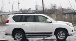 4 699 р. Молдинги RA Toyota Land Cruiser Prado J150 1-ый рестайлинг (2013-2017) (Поверхность глянец (под окраску), Неокрашенные)  с доставкой в г. Тольятти. Увеличить фотографию 2