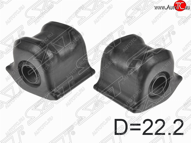 243 р. Резиновая втулка переднего стабилизатора SAT (комплект D=22.2, RH=LH) Toyota Auris E150 хэтчбэк 5 дв. дорестайлинг (2006-2010)  с доставкой в г. Тольятти