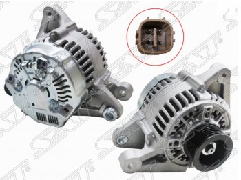 Генератор SAT (12V 80A 1/3 /4ZZFE/ZZE11#) Toyota Corolla E110 хэтчбек 5 дв. рестайлинг (2000-2002)