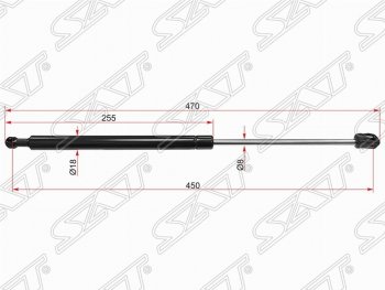 Газовый упор крышки багажника SAT Toyota Avensis T250 универсал дорестайлинг (2003-2006)