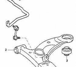 549 р. Полиуретановая втулка стабилизатора передней подвески Точка Опоры (22 мм) Toyota Gaia XM10 рестайлинг (2001-2004)  с доставкой в г. Тольятти. Увеличить фотографию 2