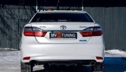 4 649 р. Козырёк на заднее стекло Tuning-Sport Toyota Camry XV55 1-ый рестайлинг (2014-2017) (Неокрашенный)  с доставкой в г. Тольятти. Увеличить фотографию 4