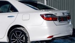 4 649 р. Козырёк на заднее стекло Tuning-Sport Toyota Camry XV55 1-ый рестайлинг (2014-2017) (Неокрашенный)  с доставкой в г. Тольятти. Увеличить фотографию 7