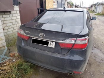 2 799 р. Лип спойлер АВТОКРАТ Toyota Camry XV50 дорестайлинг (2011-2014) (Неокрашенный)  с доставкой в г. Тольятти. Увеличить фотографию 5