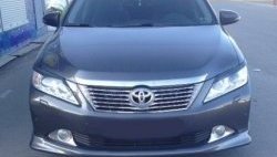 Накладка на передний бампер CT Toyota Camry XV50 дорестайлинг (2011-2014)