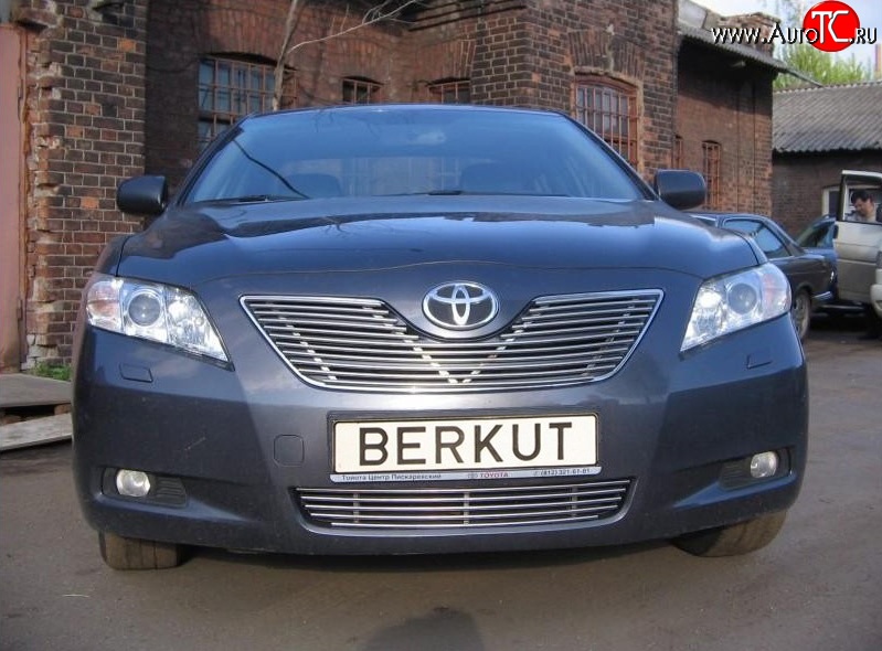 5 199 р. Декоративная вставка воздухозаборника Berkut Toyota Camry XV40 рестайлинг (2009-2011)  с доставкой в г. Тольятти