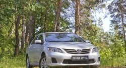 1 099 р. Реснички на фары RA Toyota Corolla E140 седан рестайлинг (2009-2013) (Неокрашенные)  с доставкой в г. Тольятти. Увеличить фотографию 3