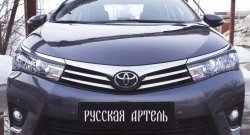 1 169 р. Реснички на фары RA Toyota Corolla E180 дорестайлинг (2013-2016) (Неокрашенные)  с доставкой в г. Тольятти. Увеличить фотографию 3