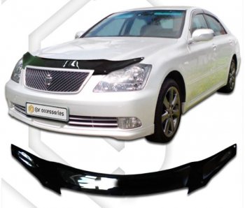 Дефлектор капота CA-Plastiс Toyota (Тойота) Crown (Кроун)  S180 (2005-2008) S180 седан рестайлинг