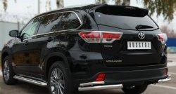 37 749 р. Широкая защита порогов SLITKOFF Toyota Highlander XU50 дорестайлинг (2013-2017)  с доставкой в г. Тольятти. Увеличить фотографию 3