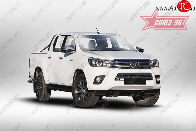 7 289 р. Декоративный элемент воздухозаборника Souz-96 (d16) Toyota Hilux AN120 дорестайлинг (2016-2020)  с доставкой в г. Тольятти