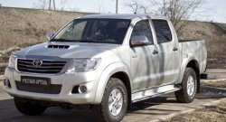 999 р. Зимняя заглушка решетки переднего бампера РА Toyota Hilux AN20,AN30  2-ой рестайлинг (2011-2016)  с доставкой в г. Тольятти. Увеличить фотографию 3