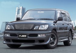 18 749 р. Накладка на передний бампер JAOS Toyota Land Cruiser 100 дорестайлинг (1998-2002) (Неокрашенная)  с доставкой в г. Тольятти. Увеличить фотографию 3