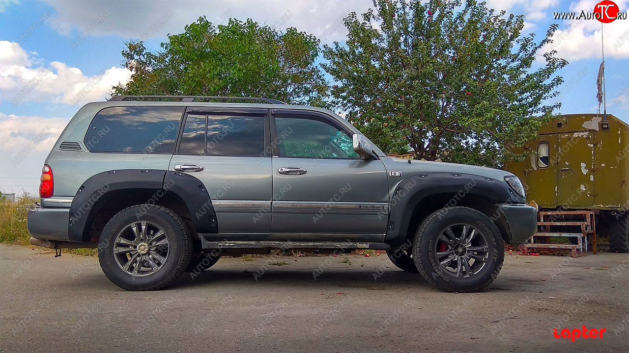 21 449 р. Комплект расширителей арок LAPTER (50 мм)  Toyota Land Cruiser  100 (1998-2007) дорестайлинг, 1-ый рестайлинг, 2-ой рестайлинг  с доставкой в г. Тольятти