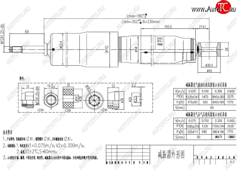 2 579 р. Амортизатор задний LH=RH SAT Toyota Land Cruiser 80 (1989-1997)  с доставкой в г. Тольятти