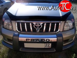 3 089 р. Дефлектор капота NovLine Toyota Land Cruiser Prado J120 (2002-2009)  с доставкой в г. Тольятти