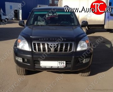 999 р. Дефлектор капота Russtal Toyota Land Cruiser Prado J120 (2002-2009)  с доставкой в г. Тольятти