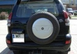 10 349 р. Спойлер CT v1 Toyota Land Cruiser Prado J120 (2002-2009) (Неокрашенный)  с доставкой в г. Тольятти. Увеличить фотографию 2