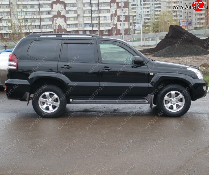 6 999 р. Рейлинги на автомобиль Oem Style Toyota Land Cruiser Prado J120 (2002-2009)  с доставкой в г. Тольятти