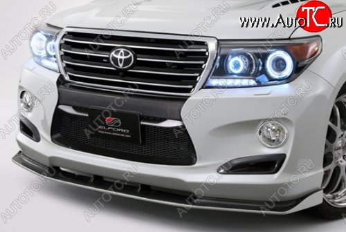 16 649 р. Элерон под передний бампер ELFORD SUV NEO Toyota Land Cruiser 200 1-ый рестайлинг (2012-2015) (Неокрашенная)  с доставкой в г. Тольятти