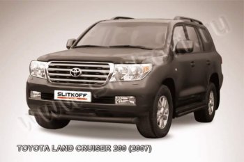 Защита переднего бампера из трубы d76 Slitkoff Toyota Land Cruiser 200 дорестайлинг (2007-2012)