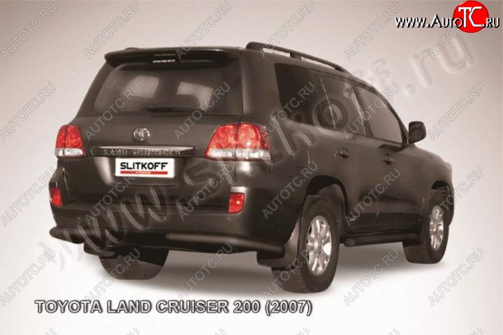 10 999 р. Уголки d76 Toyota Land Cruiser 200 дорестайлинг (2007-2012) (Цвет: серебристый)  с доставкой в г. Тольятти