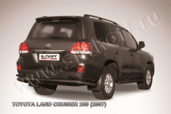 Защита задняя Slitkoff Toyota (Тойота) Land Cruiser (Лэнд)  200 (2007-2012) 200 дорестайлинг