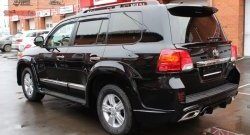 8 149 р. Накладка Wald Black Bison на заднюю дверь автомобиля Toyota Land Cruiser 200 дорестайлинг (2007-2012) (Большая накладка)  с доставкой в г. Тольятти. Увеличить фотографию 6