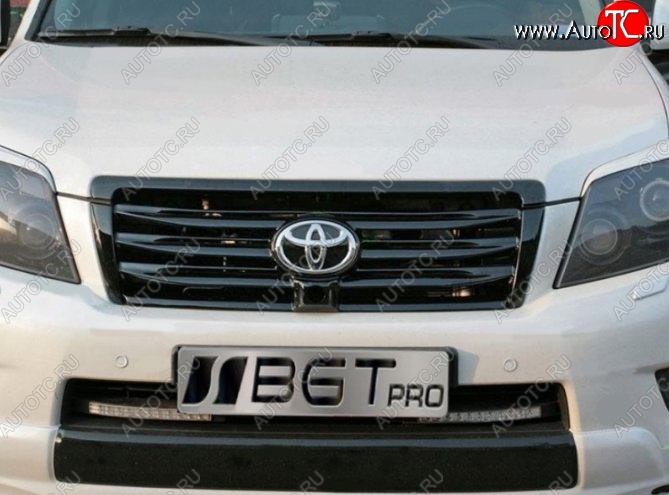 7 499 р. Решётка радиатора ELFORD Style (под камеру) Toyota Land Cruiser Prado J150 дорестайлинг (2009-2013) (Неокрашенная)  с доставкой в г. Тольятти