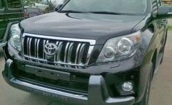 Накладка на передний бампер CT Toyota Land Cruiser Prado J150 дорестайлинг (2009-2013)