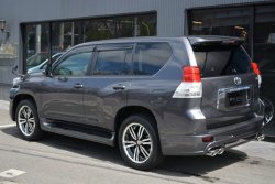 14 099 р. Пластиковые пороги Mz SPEED Toyota Land Cruiser Prado J150 дорестайлинг (2009-2013)  с доставкой в г. Тольятти. Увеличить фотографию 3